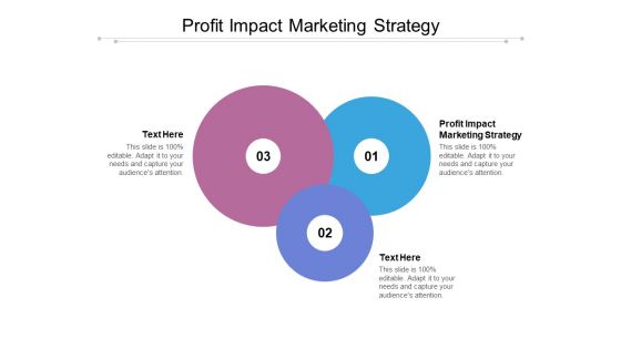 Profit Impact Marketing Strategy Ppt PowerPoint Presentation Slides Graphics Cpb