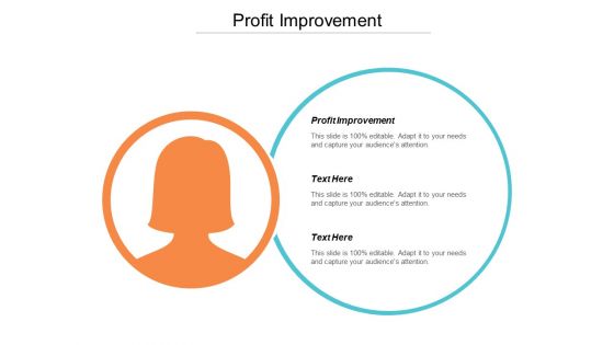 Profit Improvement Ppt PowerPoint Presentation Pictures Demonstration Cpb