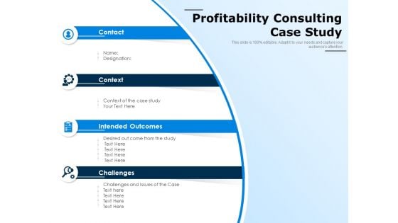 Profitability Consulting Case Study Ppt PowerPoint Presentation Slides Graphics Download