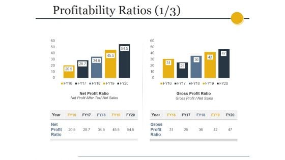 Profitability Ratios Template 1 Ppt PowerPoint Presentation Slides Inspiration