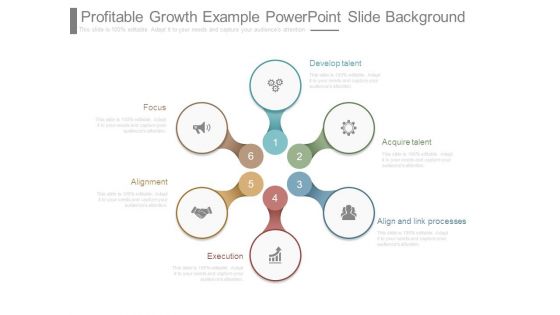 Profitable Growth Example Powerpoint Slide Background
