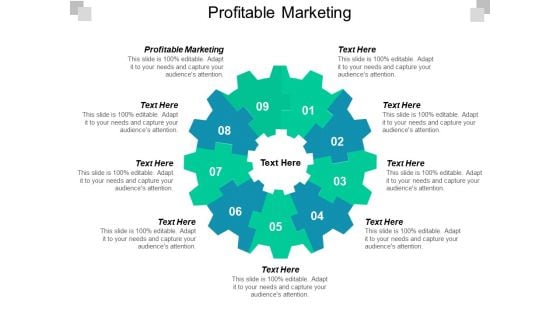 Profitable Marketing Ppt PowerPoint Presentation Inspiration File Formats Cpb