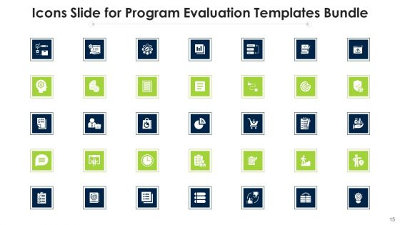 Program Evaluation Templates Bundle Ppt PowerPoint Presentation Complete Deck With Slides