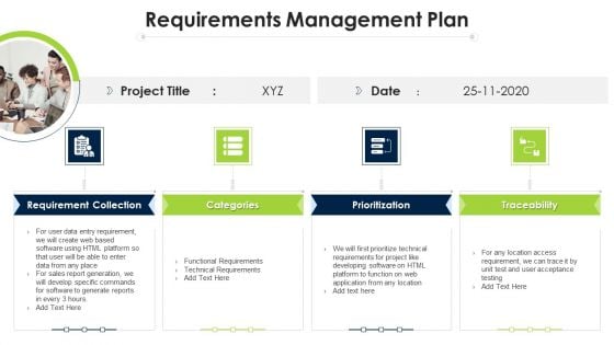 Program Evaluation Templates Bundle Requirements Management Plan Ppt Infographics Vector PDF