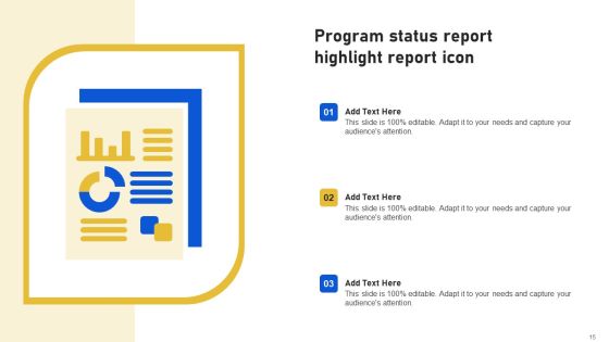Program Status Report Ppt PowerPoint Presentation Complete Deck With Slides Slide15