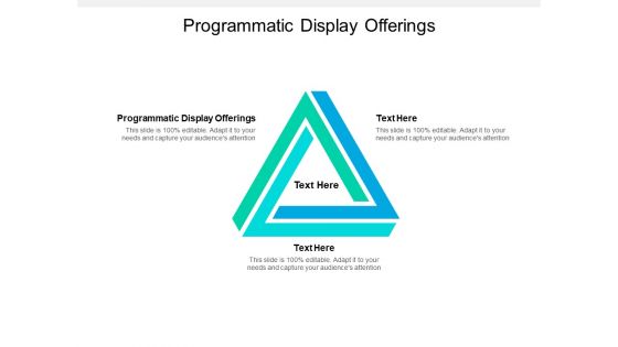 Programmatic Display Offerings Ppt PowerPoint Presentation Portfolio Mockup Cpb Pdf
