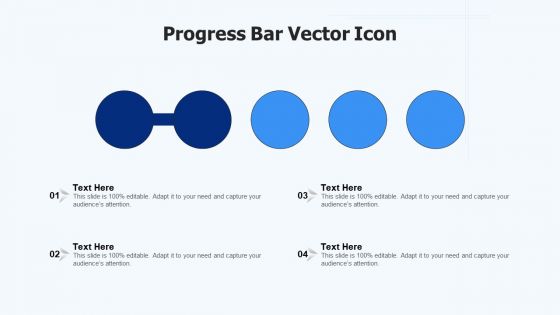 Progress Bar Vector Icon Ppt Slides Design Templates PDF