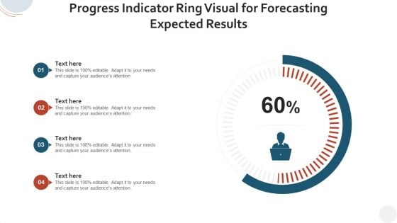 Progress Indicator Ring Visual For Forecasting Expected Results Diagrams PDF