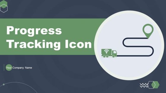 Progress Tracking Icon Ppt PowerPoint Presentation Complete Deck With Slides