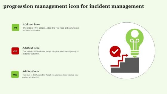 Progression Management Icon For Incident Management Rules PDF