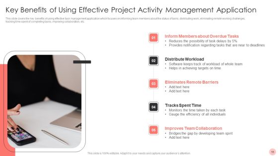 Project Activity Management Ppt PowerPoint Presentation Complete With Slides Slide15