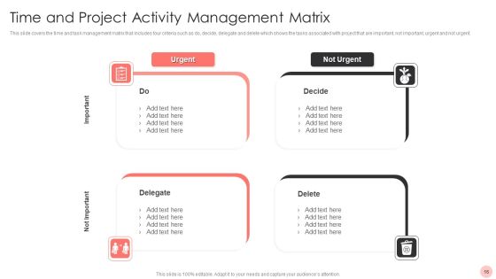 Project Activity Management Ppt PowerPoint Presentation Complete With Slides Slide16