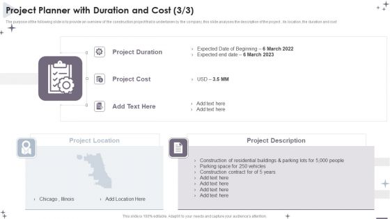 Project Administration Bundle Project Planner With Duration And Cost Pictures PDF