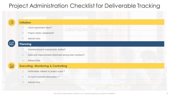 Project Administration Deliverables Ppt PowerPoint Presentation Complete With Slides Slide04