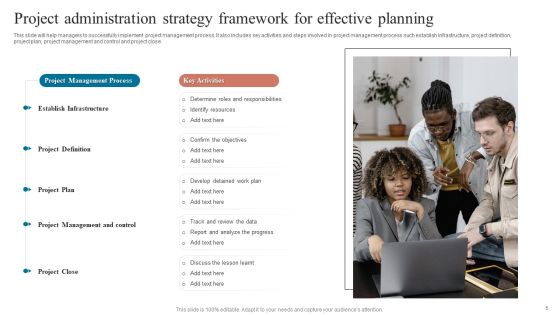 Project Administration Strategy Ppt PowerPoint Presentation Complete Deck With Slides Slide05