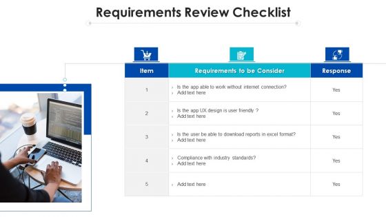 Project Assessment Templates Bundle Requirements Review Checklist Ppt Styles Objects PDF