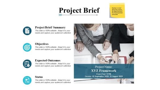 Project Brief Marketing Ppt PowerPoint Presentation Slides Outline