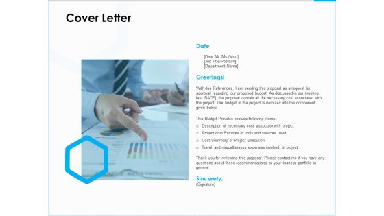 Project Budget Cover Letter Ppt PowerPoint Presentation Infographic Template Graphics Download PDF Project Budget Cover Letter Ppt PowerPoint Presentation Infographic Template Graphics Download PDF
