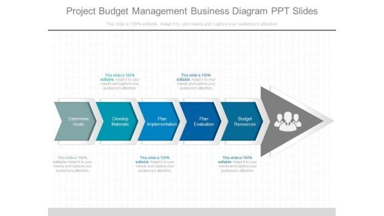 Project Budget Management Business Diagram Ppt Slides