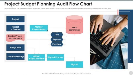 Project Budget Planning Audit Flow Chart Mockup PDF