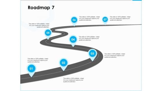 Project Budget Roadmap Seven Stage Process Ppt PowerPoint Presentation Styles Summary PDF