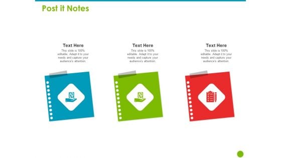 Project Capabilities Post It Notes Ppt Layouts Examples PDF