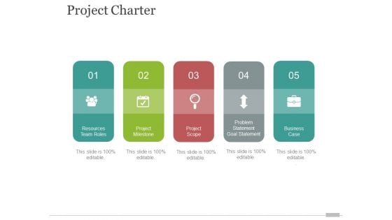 project charter ppt powerpoint presentation icon slide portrait