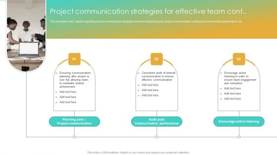 Project Communication Strategies For Effective Team Enterprise Communication Tactics Icons PDF