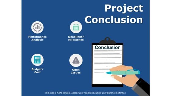 Project Conclusion Ppt PowerPoint Presentation Model Display