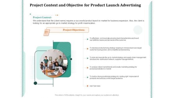 Project Context And Objective For Product Launch Advertising Ppt PowerPoint Presentation Pictures Slides PDF Project Context And Objective For Product Launch Advertising Ppt PowerPoint Presentation Pictures Slides PDF