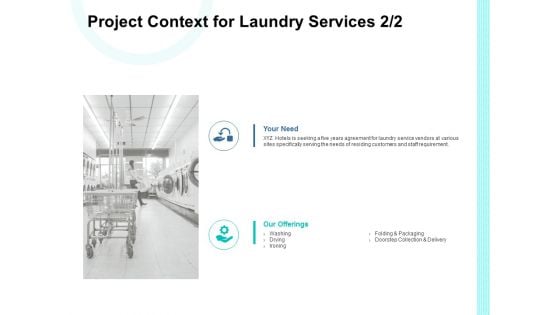 Project Context For Laundry Services Management Ppt PowerPoint Presentation Outline Clipart