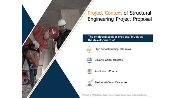 Project Context Of Structural Engineering Project Proposal Ppt Summary Objects PDF
