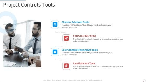 Project Controls Tools Manufacturing Control Ppt Layouts Icons PDF