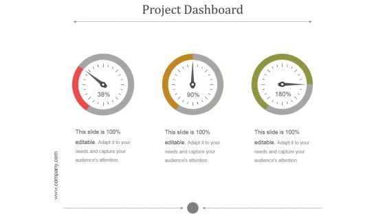 Project Dashboard Ppt PowerPoint Presentation Clipart