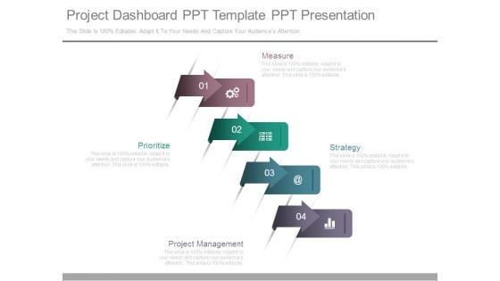 Project Dashboard Ppt Template Ppt Presentation