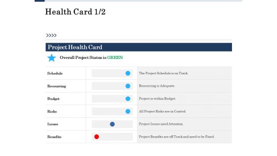 Project Deliverables Administration Outline Health Card Benefits Ppt Portfolio Graphic Tips PDF