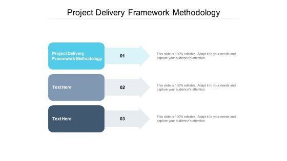 Project Delivery Framework Methodology Ppt PowerPoint Presentation Infographic Template Format Ideas Cpb Pdf