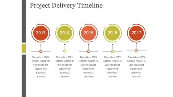 Project Delivery Timeline Ppt PowerPoint Presentation Layouts