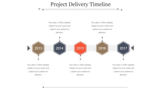 Project Delivery Timeline Ppt PowerPoint Presentation Template