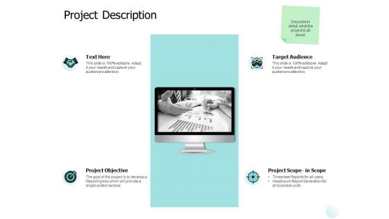 Project Description Ppt PowerPoint Presentation Gallery Graphics Tutorials