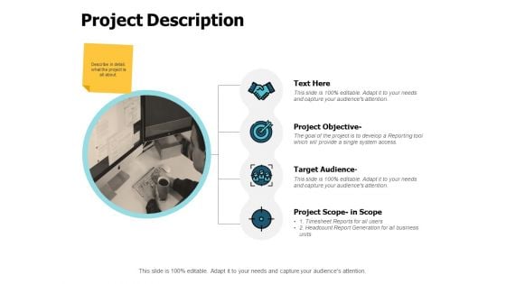 Project Description Ppt PowerPoint Presentation Ideas Layout Ideas