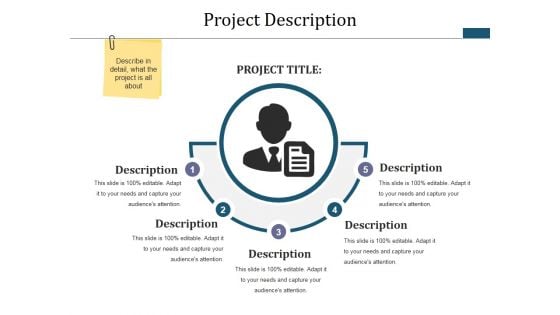 Project Description Ppt PowerPoint Presentation Infographic Template Brochure