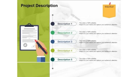 Project Description Ppt PowerPoint Presentation Professional Diagrams