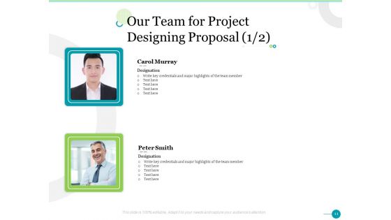 Project Designing Proposal Ppt PowerPoint Presentation Complete Deck With Slides