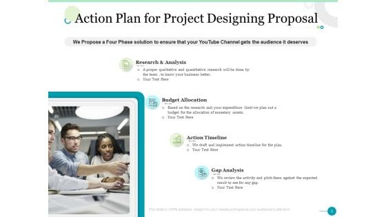 Project Designing Proposal Ppt PowerPoint Presentation Complete Deck With Slides