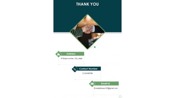Project Development Planning Proposal Template Thank You One Pager Sample Example Document Project Development Planning Proposal Template Thank You One Pager Sample Example Document