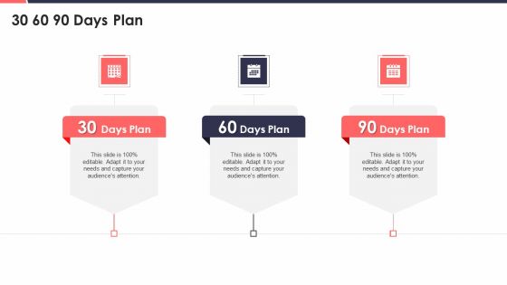 Project Development Templates Bundle 30 60 90 Days Plan Brochure PDF