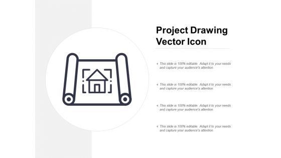 Project Drawing Vector Icon Ppt PowerPoint Presentation Show Summary