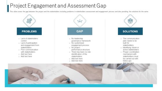 Project Engagement And Assessment Gap Ppt File Maker PDF