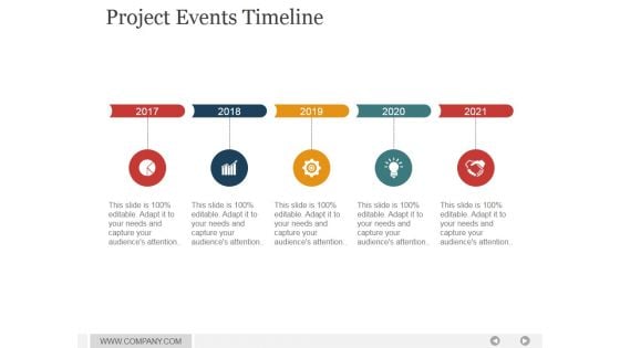 Project Events Timeline Ppt PowerPoint Presentation Guide Project Events Timeline Ppt PowerPoint Presentation Guide